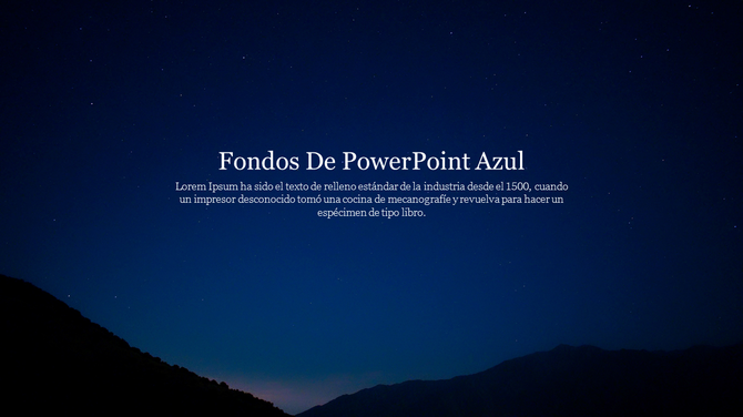 Background Fondues De PowerPoint Azul PPT Slide Templates