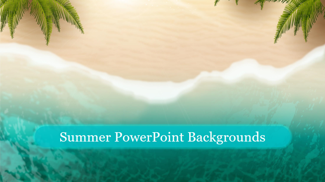 Free Summer PowerPoint Backgrounds and Google Slides