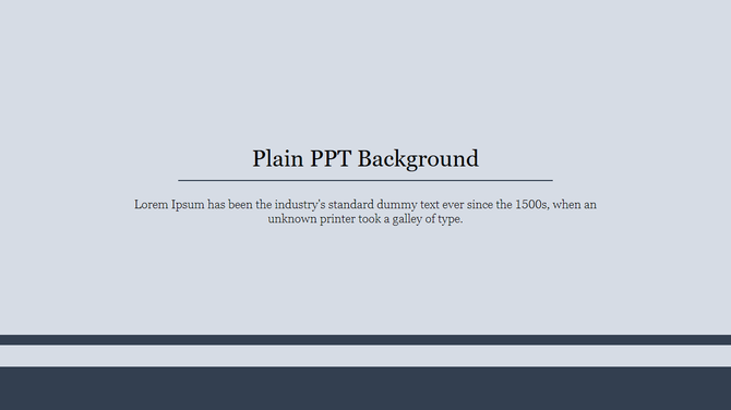 Simple background slide with a minimalist design featuring a plain light blue backdrop and dark accents with title text.