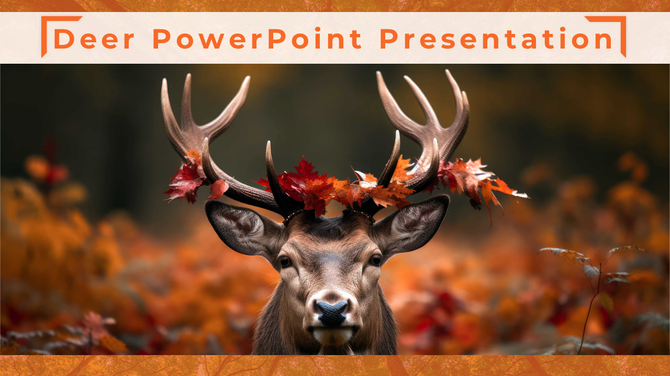 Deer PowerPoint Presentation And Google Slides Themes