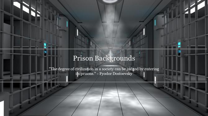 Prison Backgrounds PowerPoint and Google Slides Templates