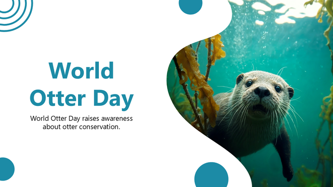 World Otter Day PowerPoint And Google Slides Template