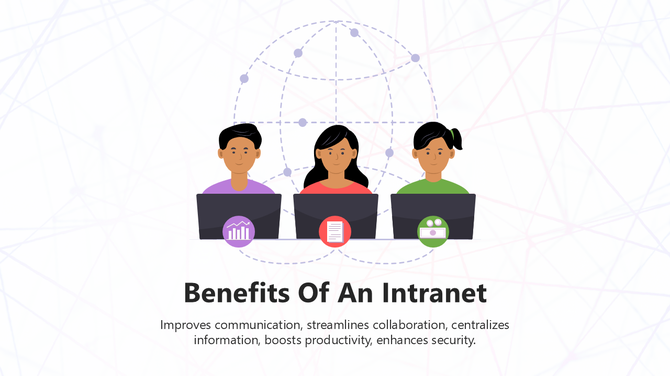 Benefits Of An Intranet Presentation And Google Slides
