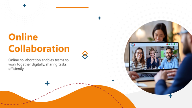 Online Collaboration PowerPoint And Google Slides