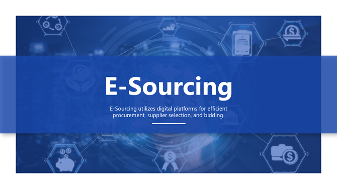 E Sourcing PowerPoint Presentation And Google Slides