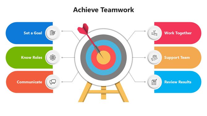 Achieve Teamwork PowerPoint Presentation And Google Slides