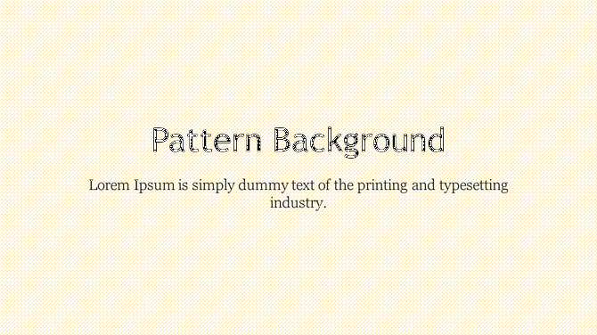 Simple PPT slide featuring a textured pattern background with a clean title and text area.
