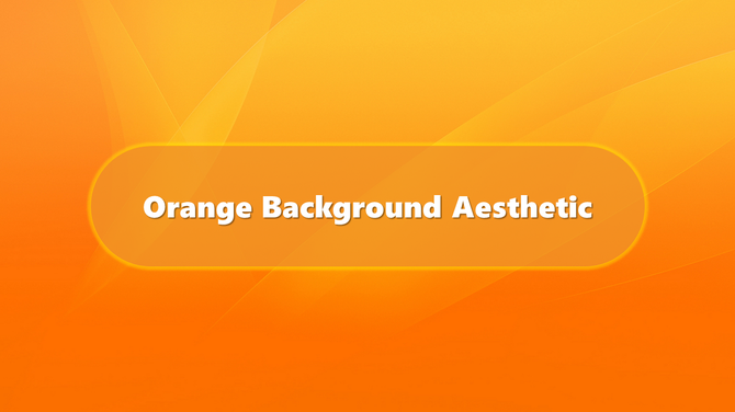 Bright orange gradient background with a rounded text box containing the title in bold white font.