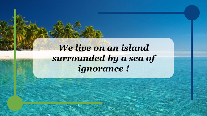 Creative Island Theme PowerPoint Presentation Slide
