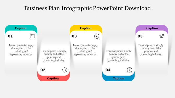 Attractive Business Plan Infographic PowerPoint Download