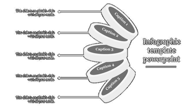 Stacked oval layers in white with captions, connected by lines to text on a black background for an infographic design.