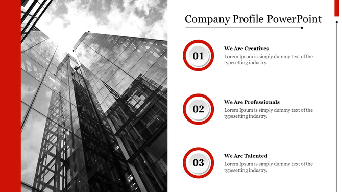 Complete Creative Company Profile PowerPoint Slide