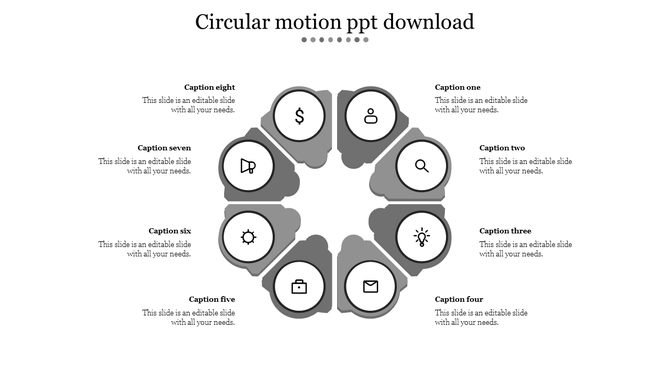 Innovative Circular Motion PPT Download Templates