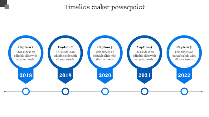 Best Timeline Generator PowerPoint Slide Design