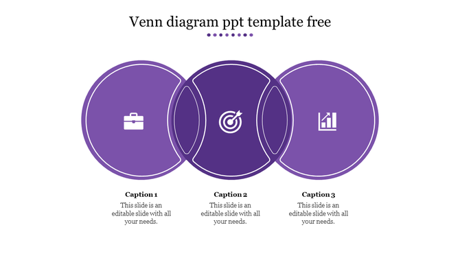 Use Our Editable Venn Diagram PPT Template Free Presentation