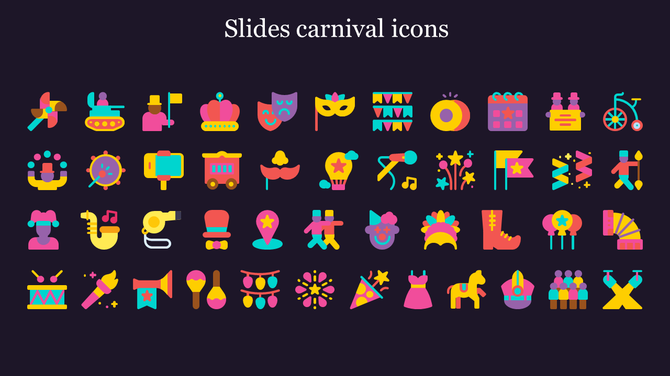 Slides Carnival Icons — Edit and Present
