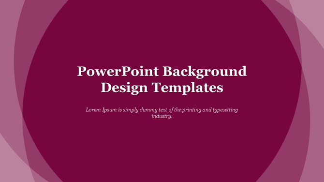 A slide with maroon background and layered shapes, featuring a text box and caption area.