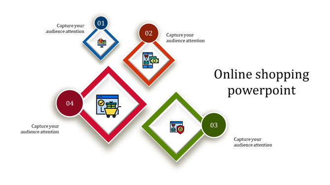 Opportunity analysis slide with teal background, placeholder text, and a circular cityscape image integrated into the design.