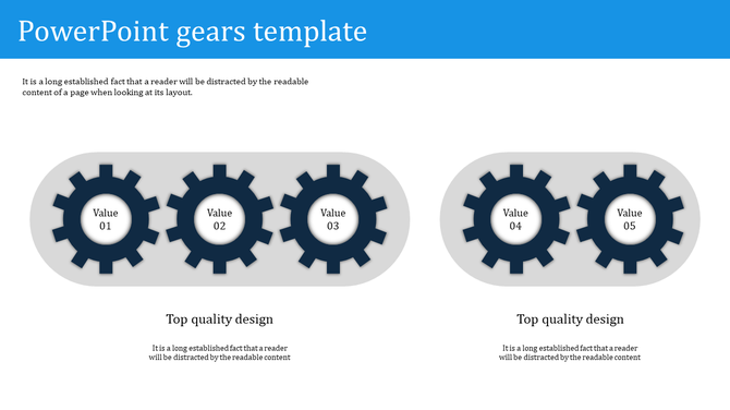 A mechanical style diagram with labeled gears demonstrating a structured process or workflow in two separate clusters.