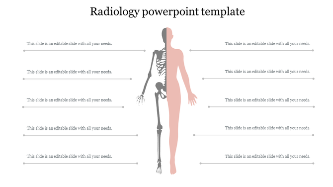 Innovative Radiology PowerPoint Template Presentation