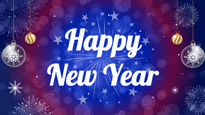 Attractive New Year PowerPoint And Google Slides Themes