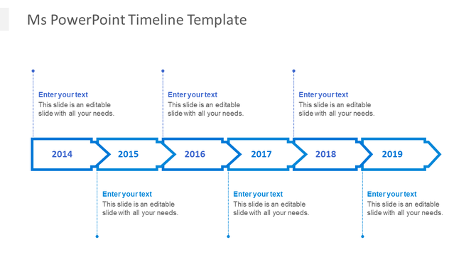 Stunning MS PowerPoint Timeline PPT And Google Slides
