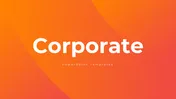 Gradient-themed corporate presentation with slides covering company details, services, team profiles, and pricing strategies