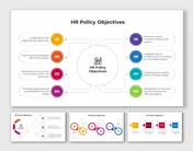 Creative HR Policy Objectives PowerPoint And Google Slides