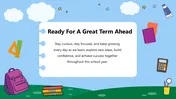 Back To School From Spring Break PPT And Canva Template