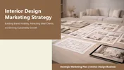 Interior Design Marketing Strategy PPT And Canva Template