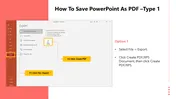 Click Here How To Save PowerPoint As PDF Presentation