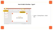 Explain Steps How To Add A Text Box Easily In PowerPoint