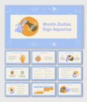 Month Zodiac Sign Gemini Google Slides And Canva Templates