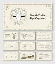 Month Zodiac Sign Gemini Google Slides And Canva Templates