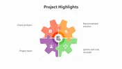 Project Highlights Google Slides And PowerPoint Templates