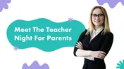 Engage with Meet The Teacher Night For Parents Presentation