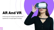 AR and VR PowerPoint Presentation And Canva Templates