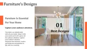 Furniture in Interior Design PPT Template and Google Slides