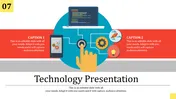technology powerpoint template for business Presentation