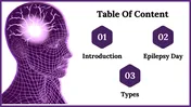Amazing International Epilepsy Day PowerPoint Template