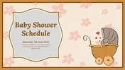 Baby Shower Schedule PowerPoint And Google Slides Templates