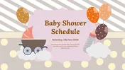 Baby Shower Schedule PowerPoint And Google Slides Templates