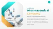 Pharmaceutical Company Template For PPT And Google Slides
