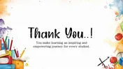 Thank You Education Presentation And Google Slides