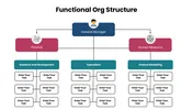 Functional Org Structure Presentation And Google Slides