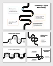 The Marketing Digital Roadmap PowerPoint Presentation