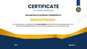 Course Completion Certificate PowerPoint Presenatation