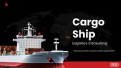 Get Now! Cargo Ship Logistics Consulting Canva Templates