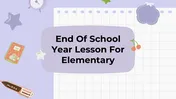 End Lesson Design End Of School Year Lesson For Elementary Canva Template