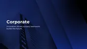 Corporate Background PowerPoint And Canva Template